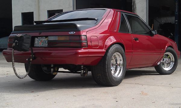 Chris Escobar's Twin Turbo coyote powered SVO 7.98@172.01 MPH